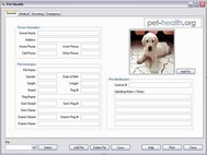 Pet Health Software screenshot